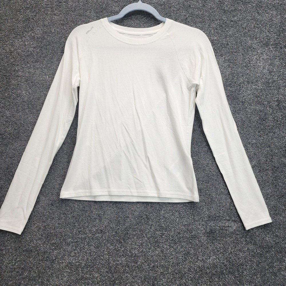 NWT RLX Ralph Lauren Women's Performance Long Sleeve Tee Wicking Activewear XS - Picture 10 of 10